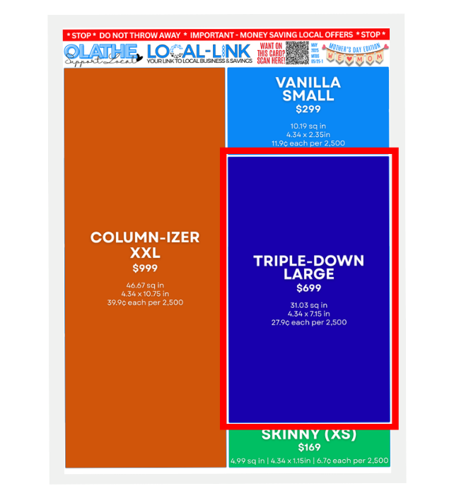 Skinny Ad Size Preview